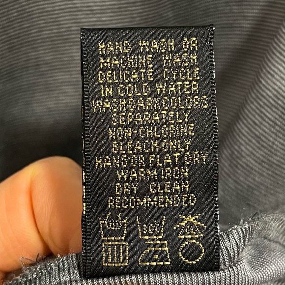 Bugatchi Uomo Silver Long sleeved Mock Neck Men’s Shirt - Picture 3 of 12